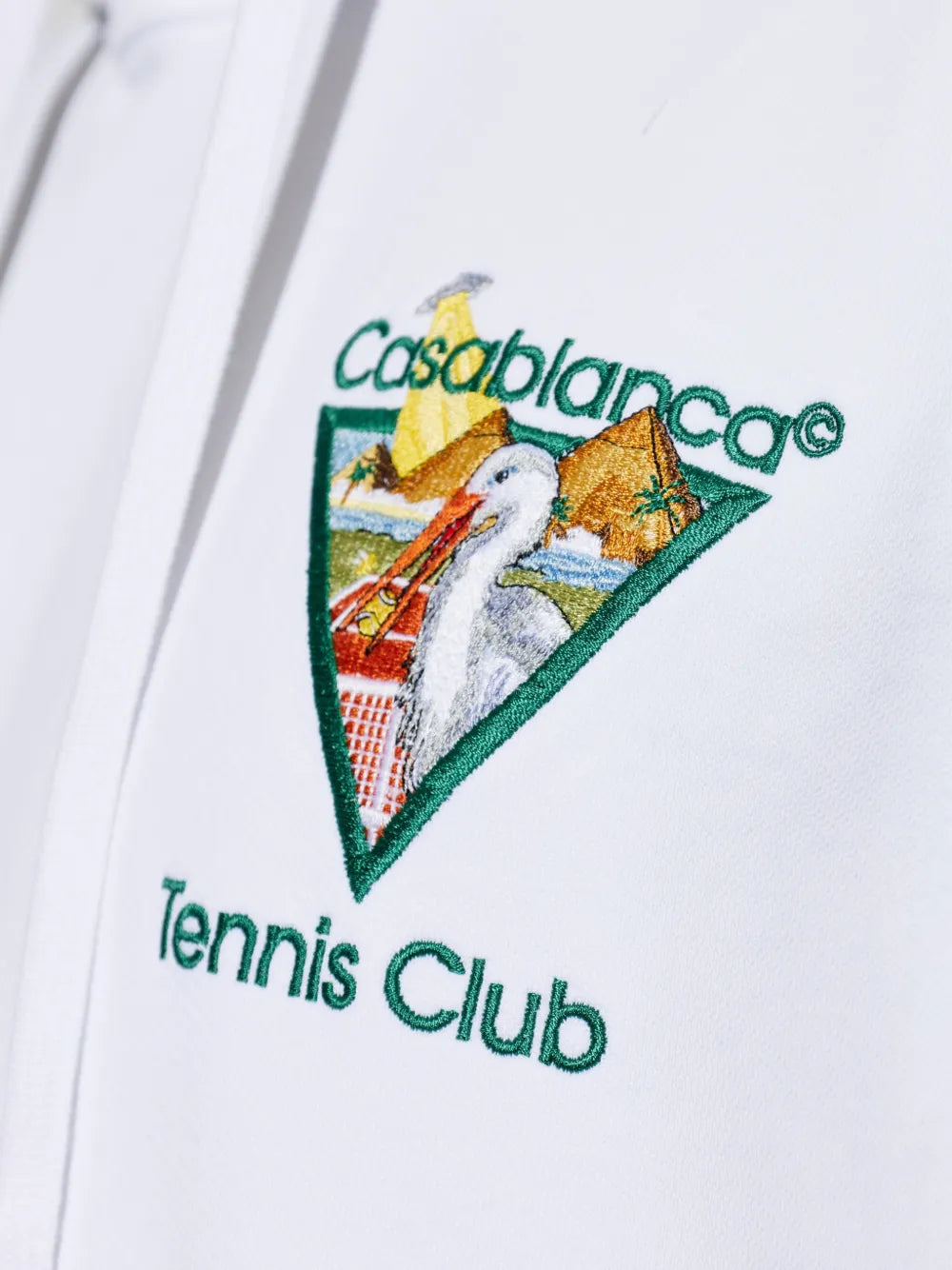 Hoodie mit „Tennis Club“-Stickerei