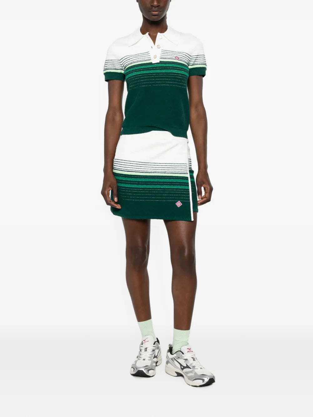 Gestreiftes Damen-Poloshirt