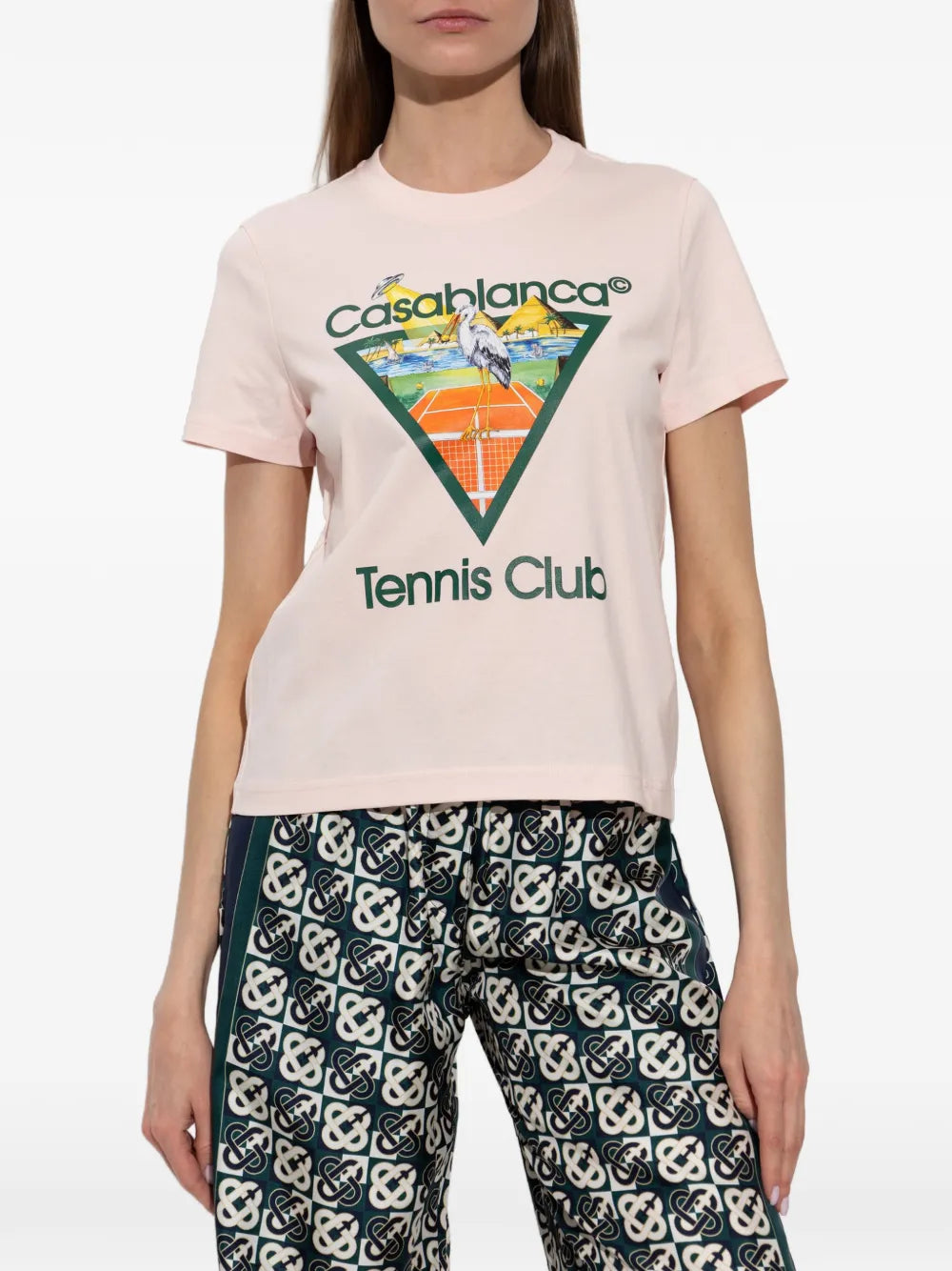 T-Shirt mit Tennisclub-Aufdruck