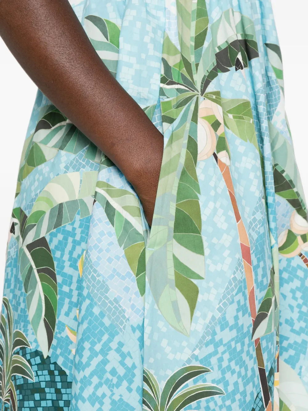 Maxi-Kleid mit „Rio Mosaic“-Print