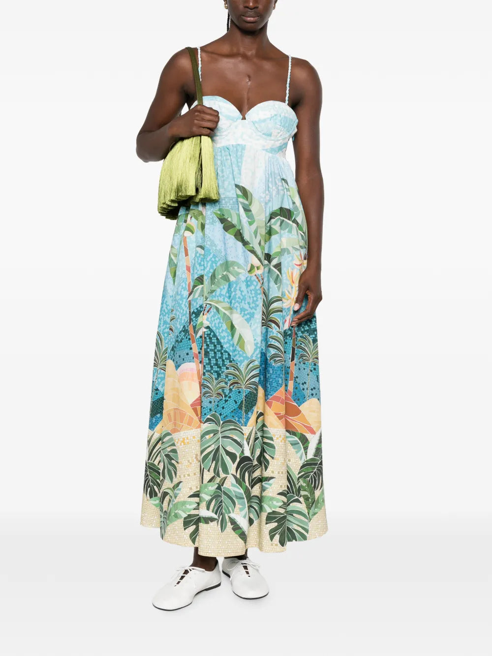 Maxi-Kleid mit „Rio Mosaic“-Print