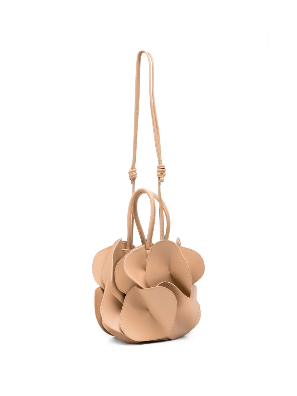 Beuteltasche mit Blütendetail