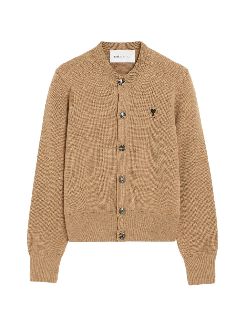 Cardigan aus Wolle mit Rundhalsausschnitt und Ami de Coeur