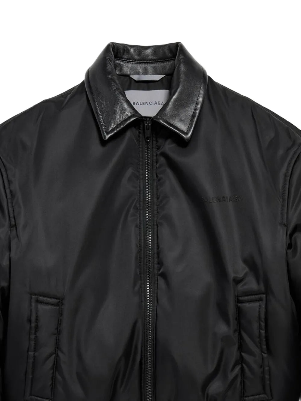Cocoon Bomberjacke mit Lederkragen