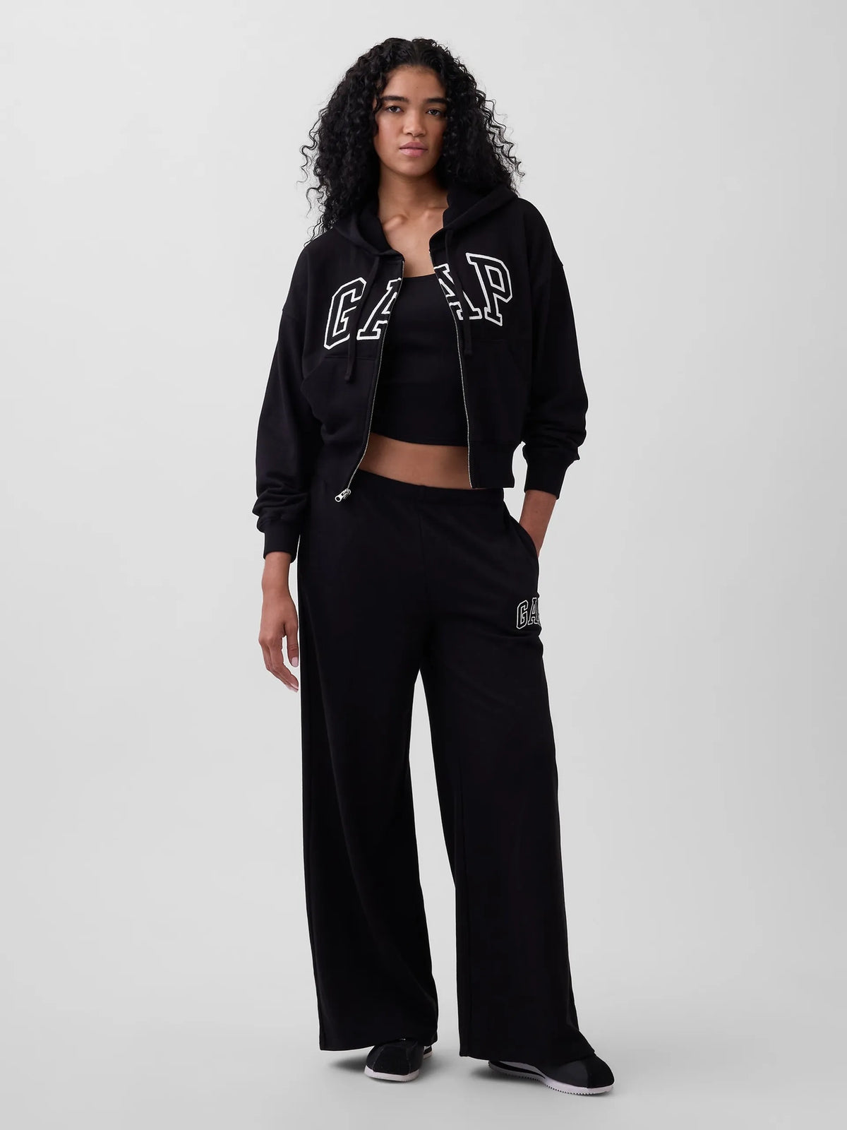 Damen Baggy Wide Leg Sweatpants