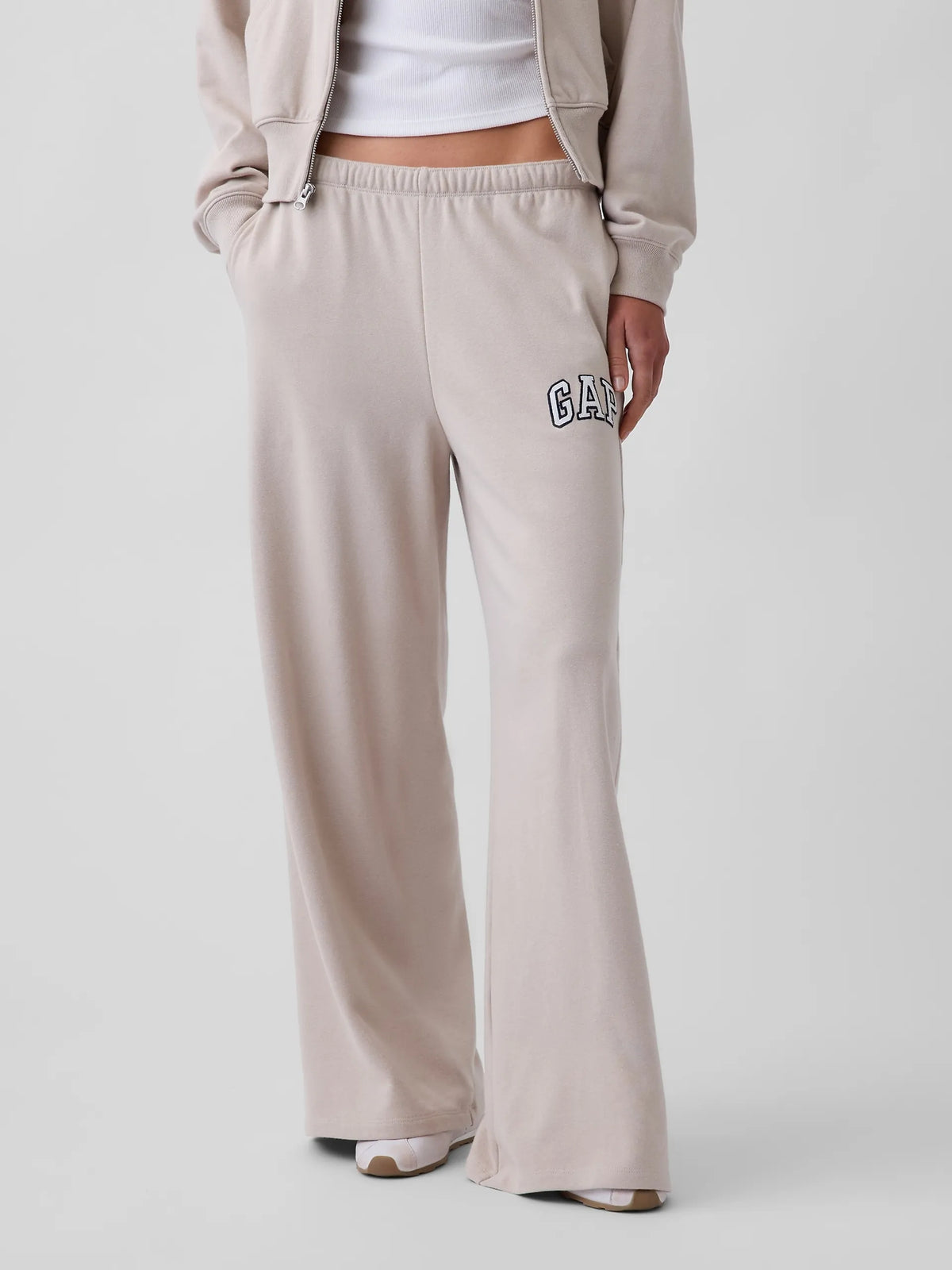 Damen Baggy Wide Leg Sweatpants