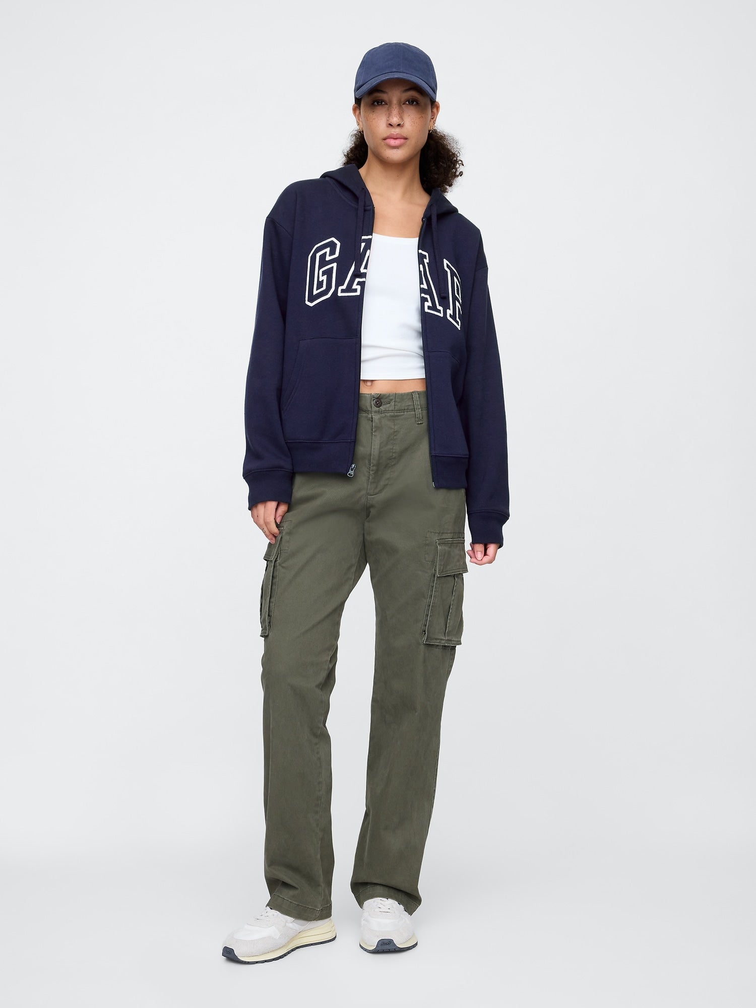 Dámská mikina s kapucí s logem GAP