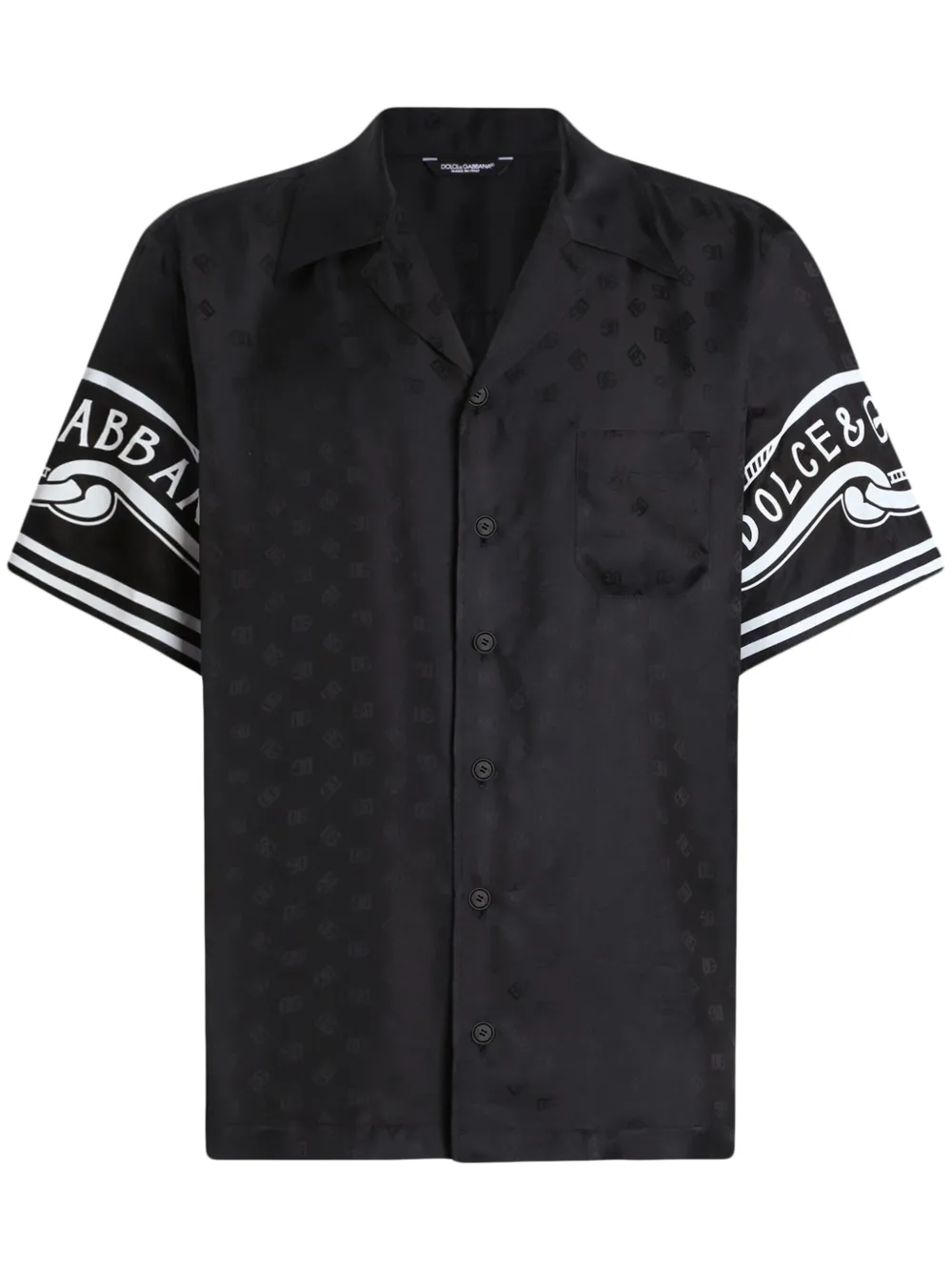 Hedvábná košile s potiskem