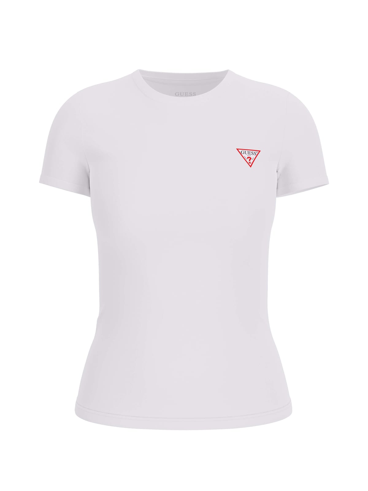 Mini trojúhelníkové tričko s kulatým výstřihem