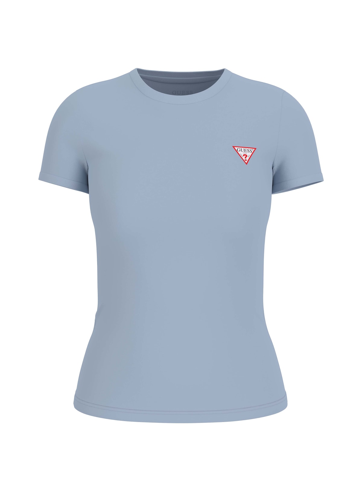 Mini trojuholníkové tričko s okrúhlym výstrihom