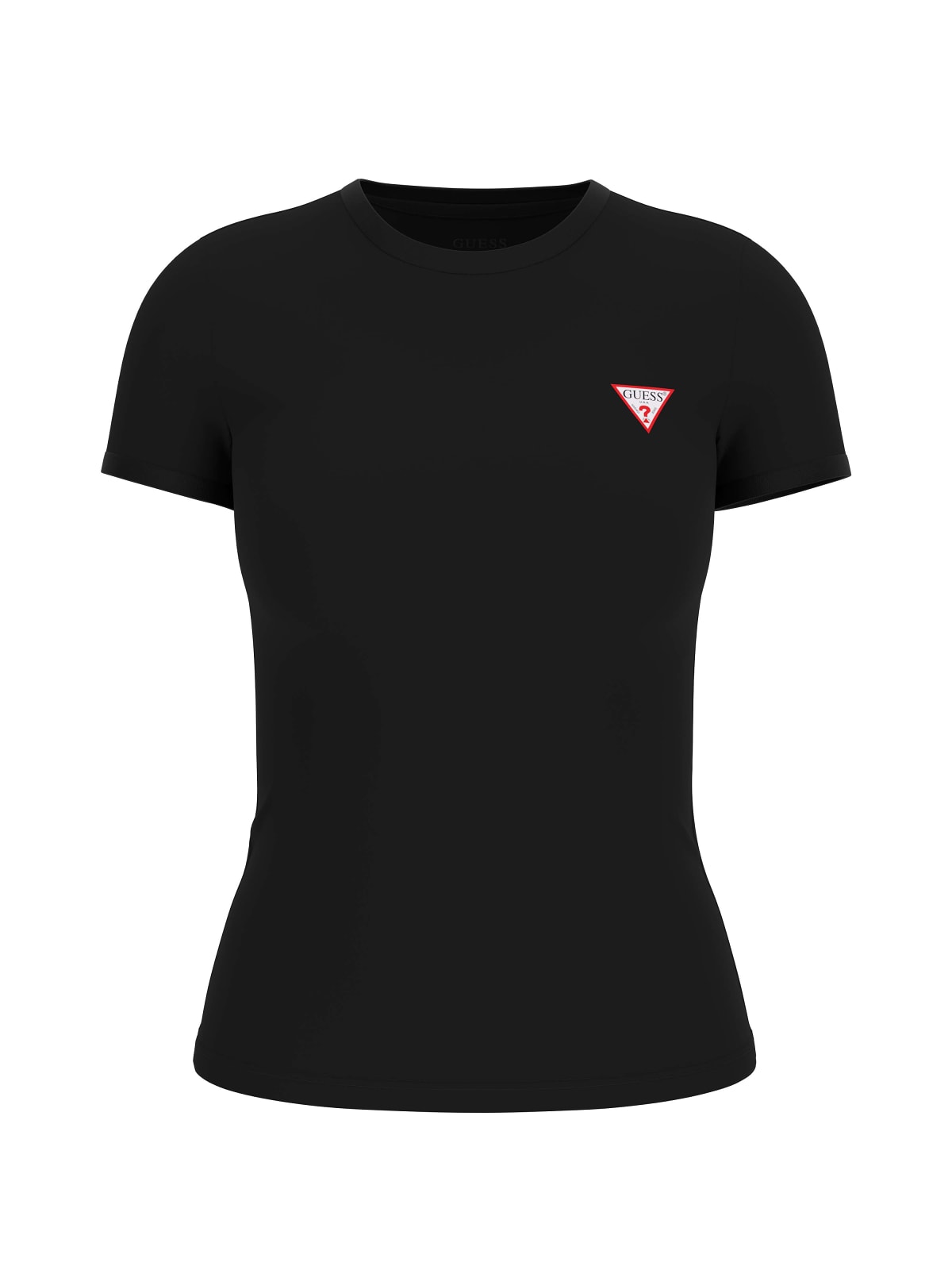 Mini trojúhelníkové tričko s kulatým výstřihem