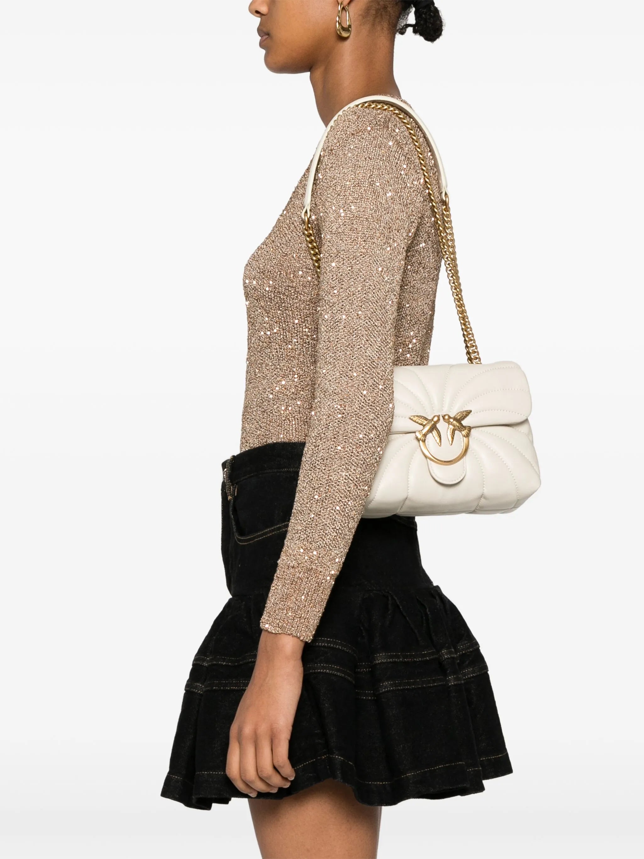 Mini Love Puff crossbody taška