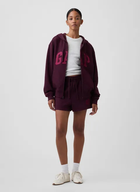 Damen Zip Hoodie mit Logo