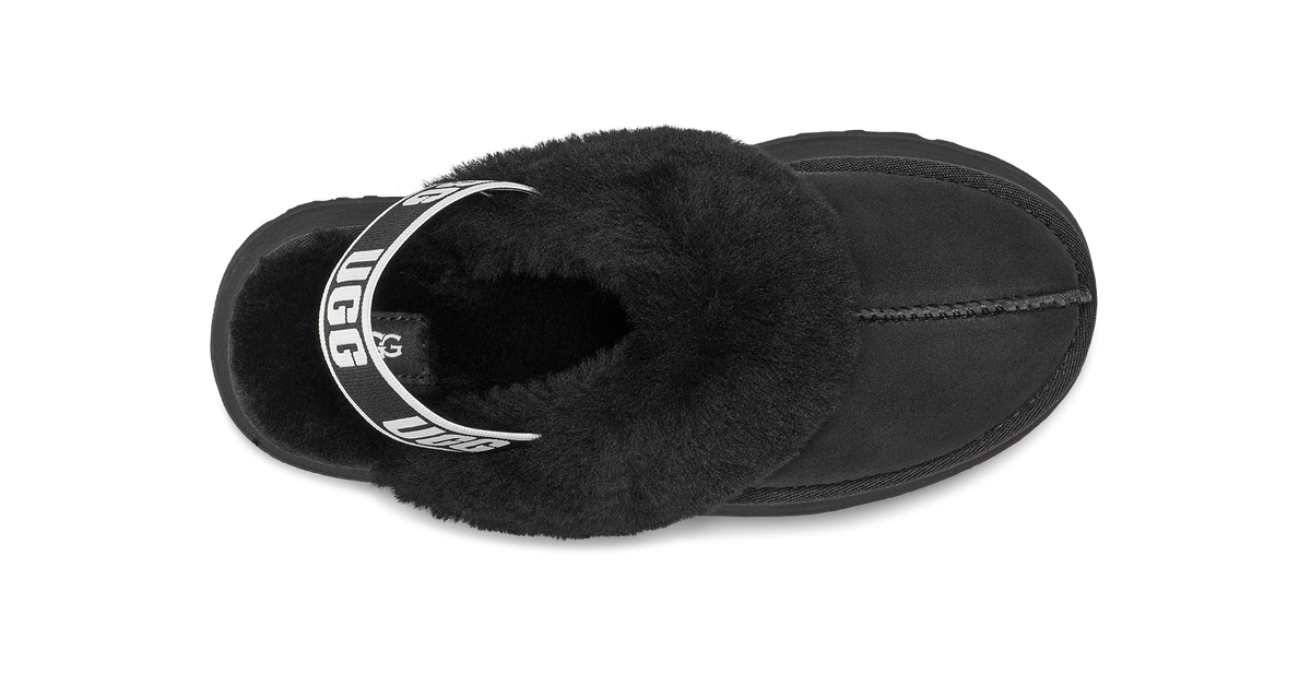Funkette Plateau Slingback-pantofle