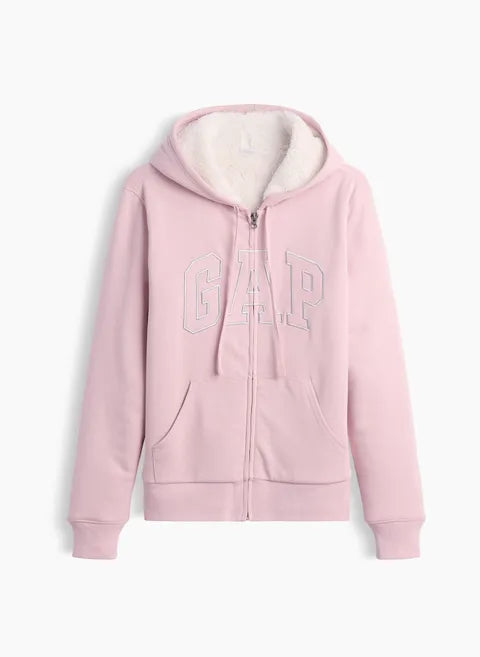 Damen Cozy Zip Hoodie mit Logo