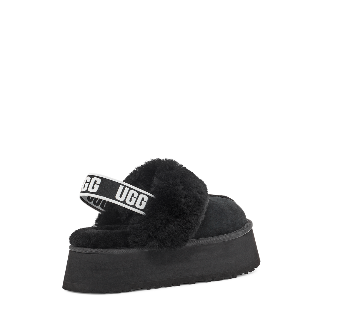 Funkette Plateau Slingback-pantofle