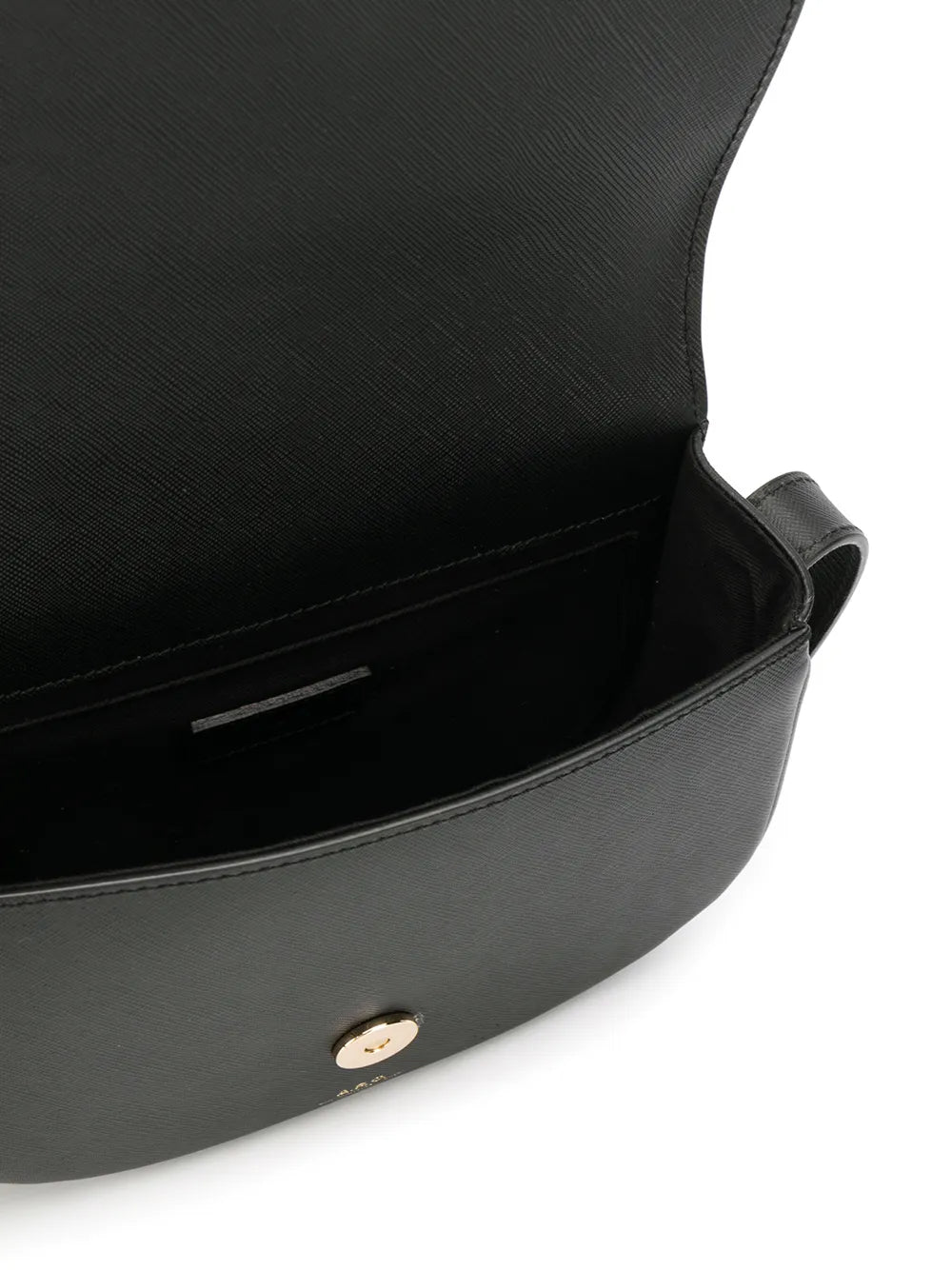 Shoulder bag with logo stamp