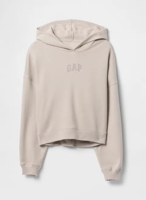 Damen Cropped Hoodie mit Logo