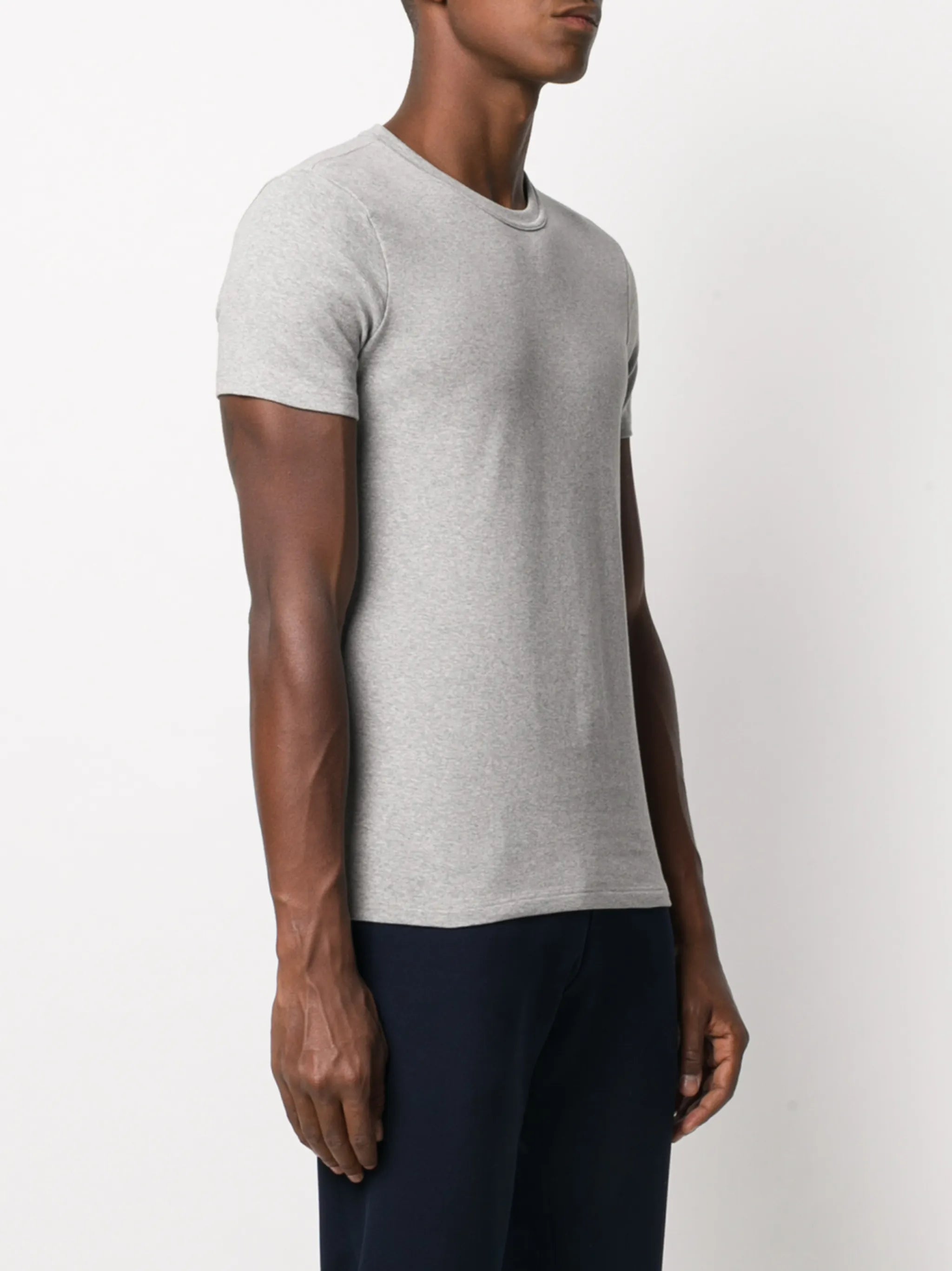 T-shirt with round neckline