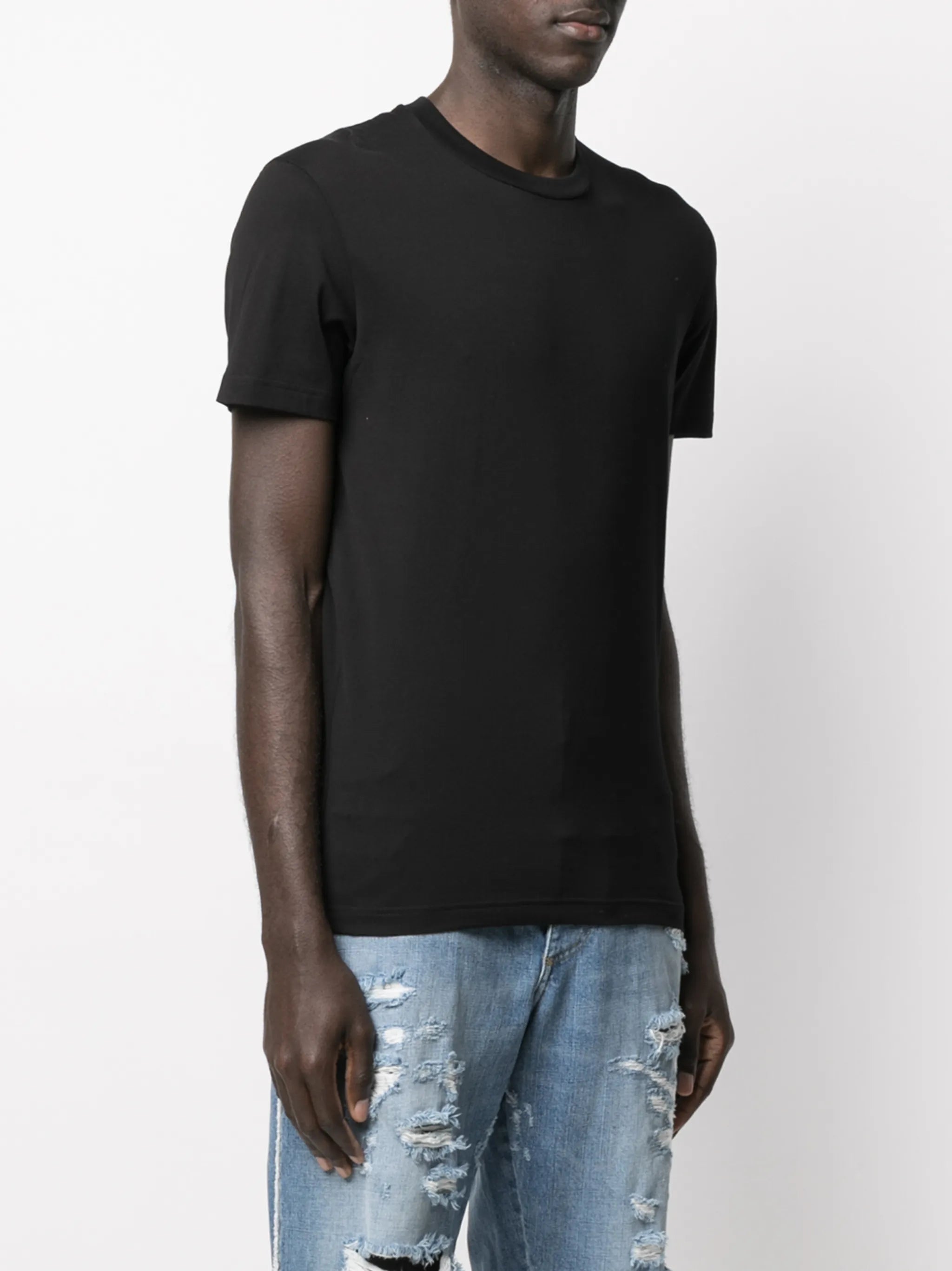 3ks triček s kulatým výstřihem