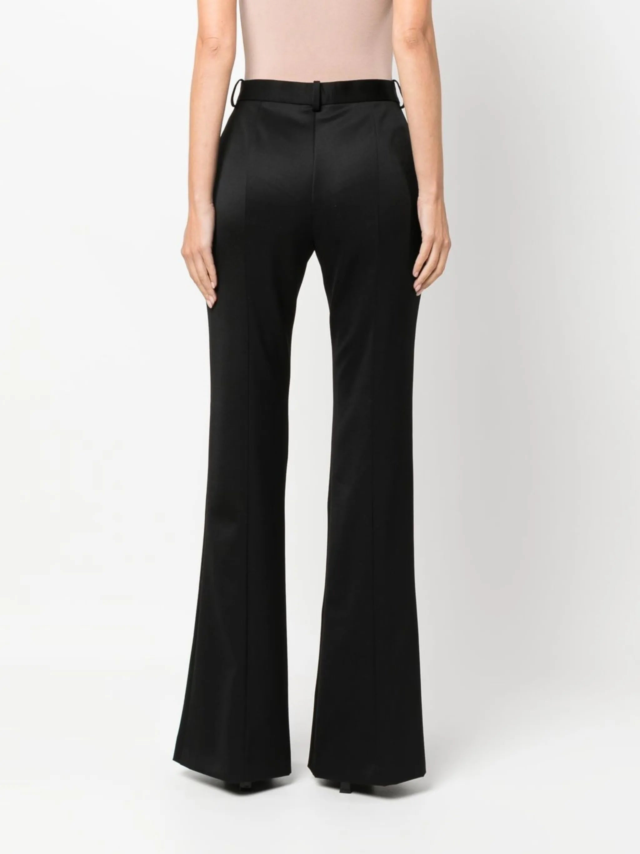 Ausgestellte High-Waist-Hose