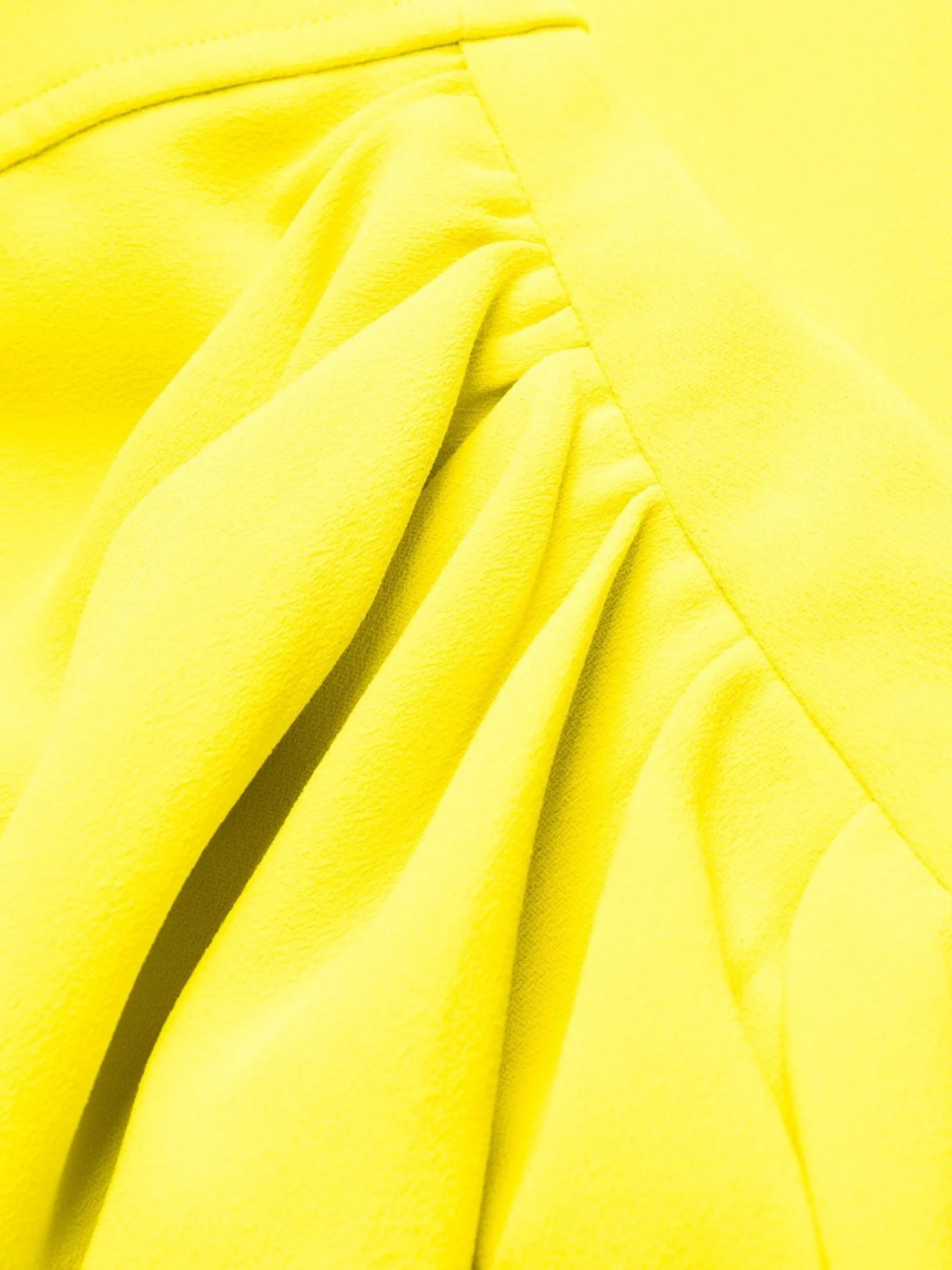 Midi dress with gathering