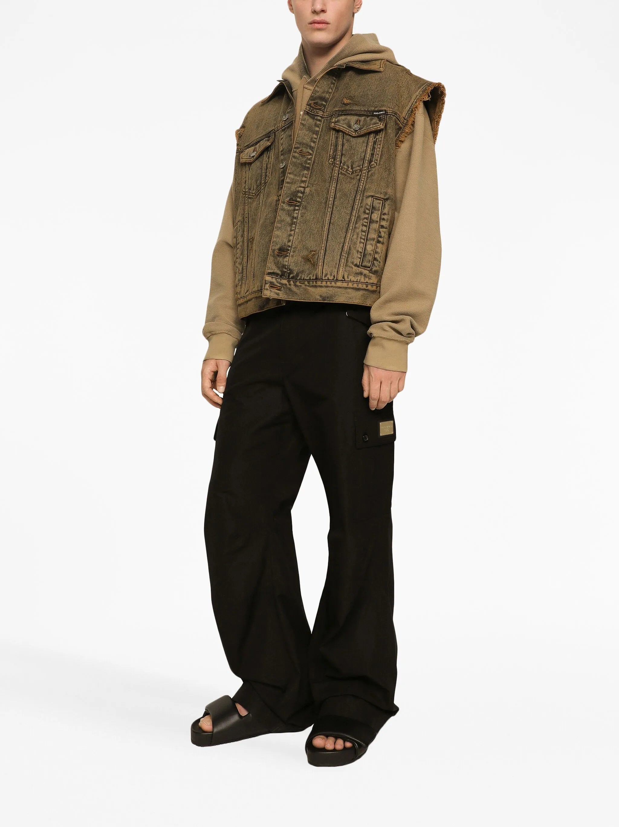 Hoodie with logo print