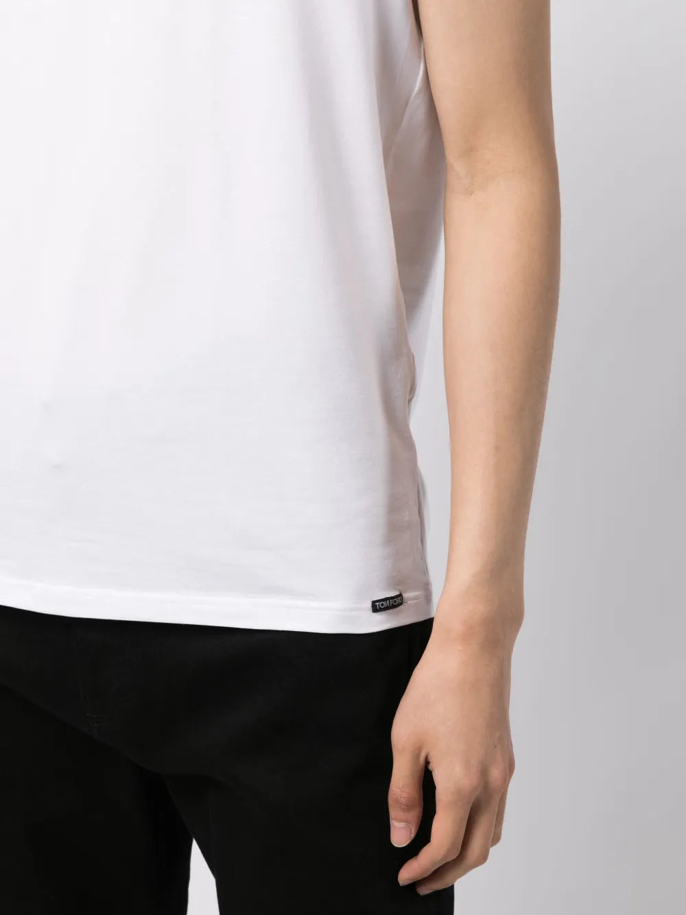 T-Shirt mit rundem Ausschnitt