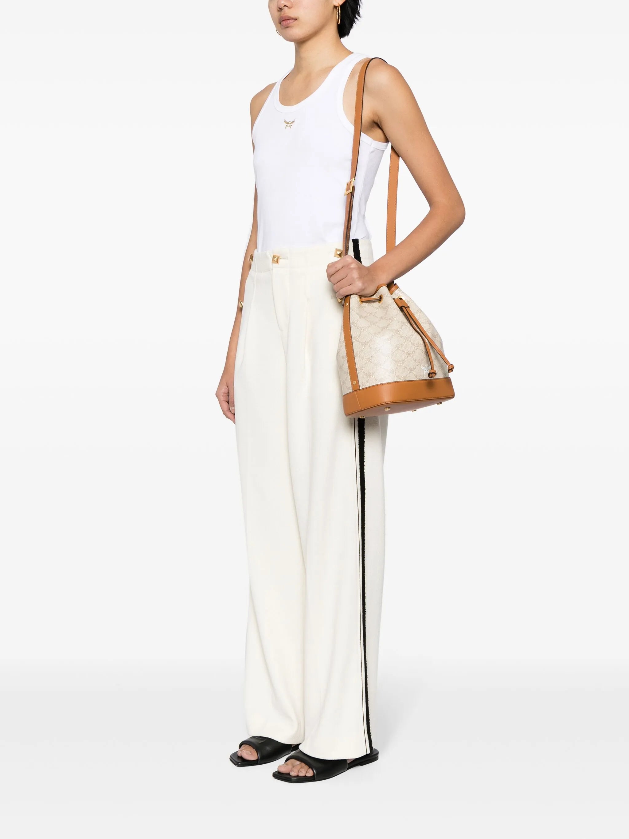 Středně velká nebeská taška přes rameno