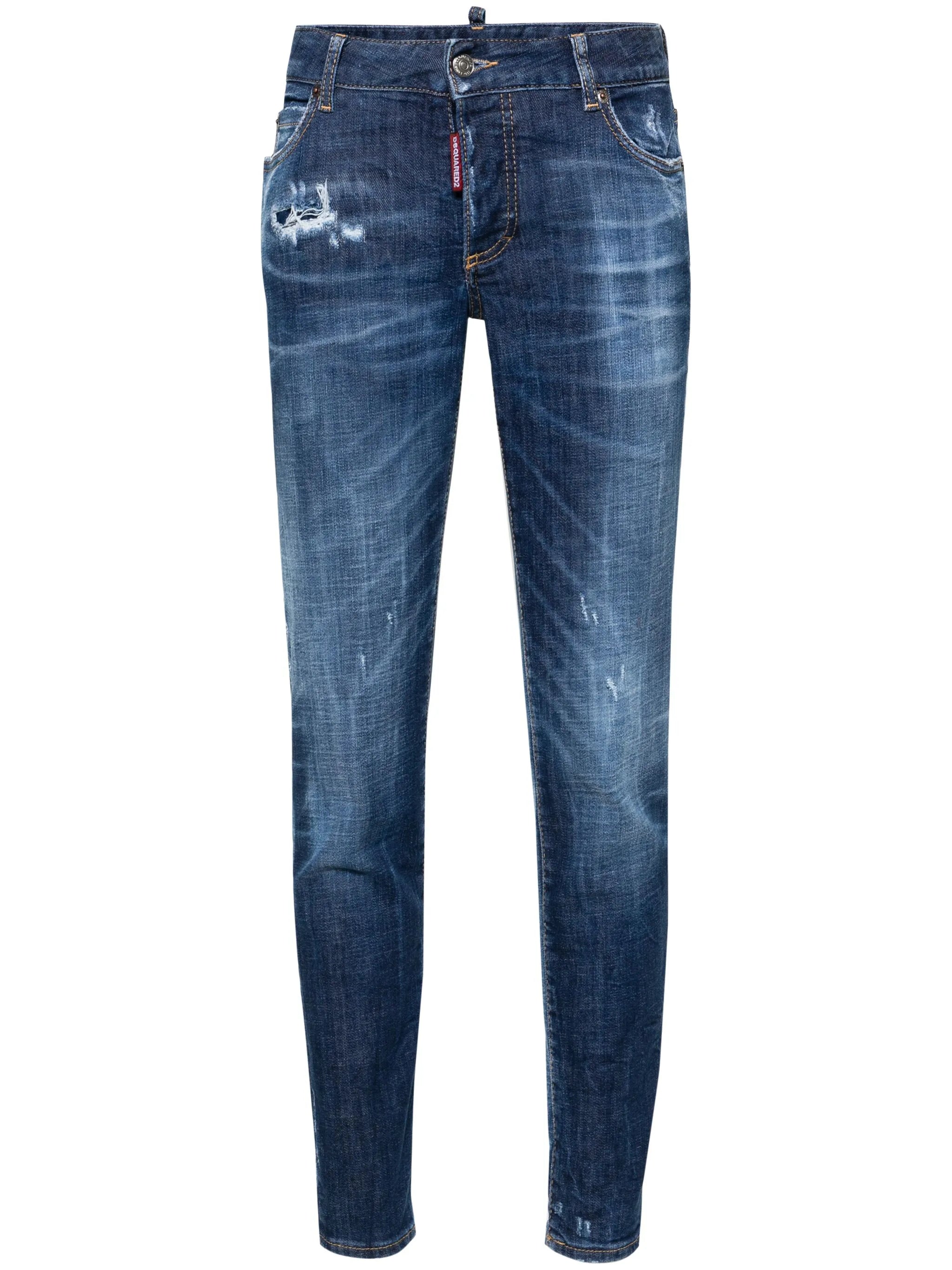 Tief sitzende Skinny-Jeans