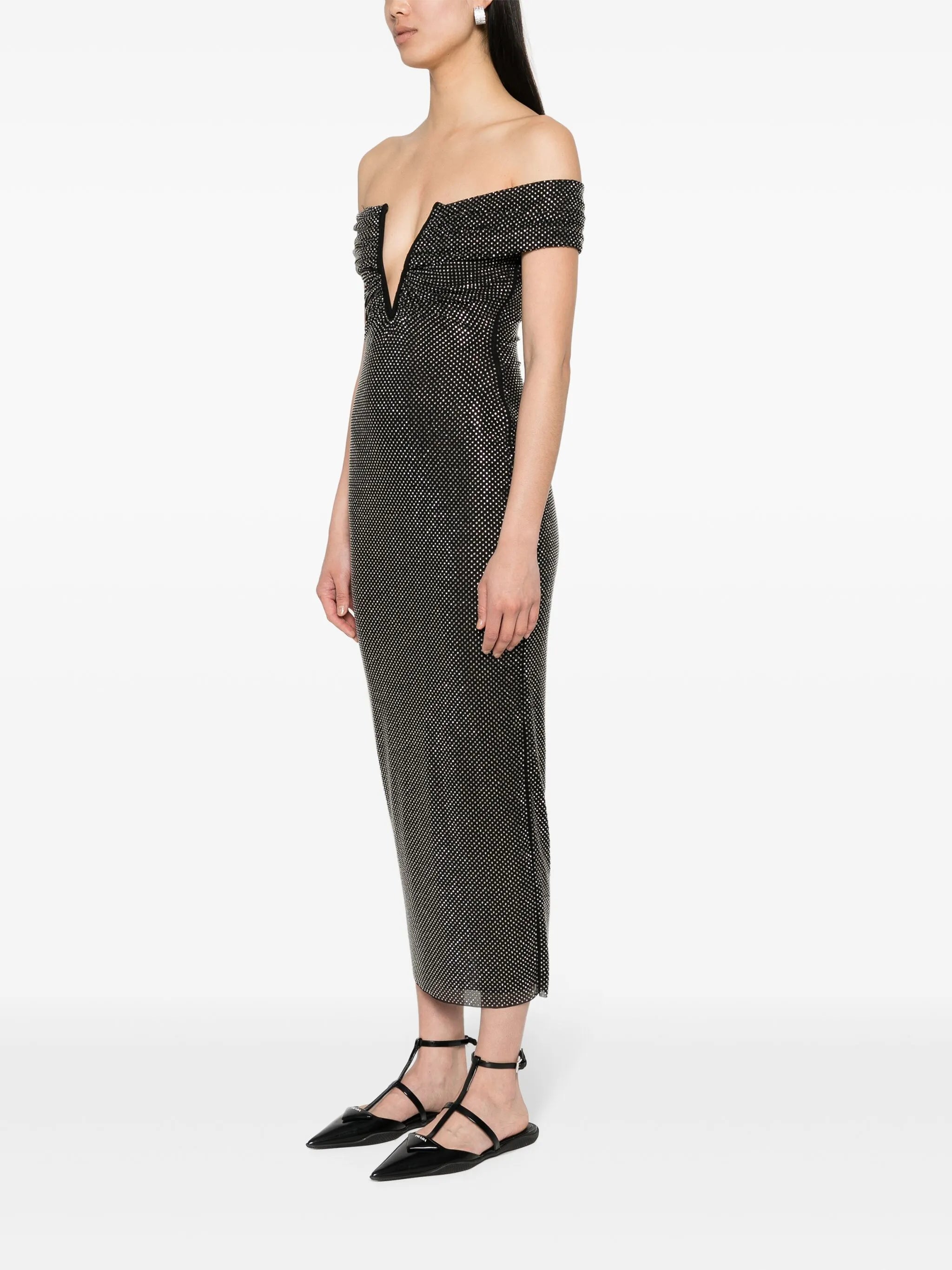 Maxi šaty s kamínky