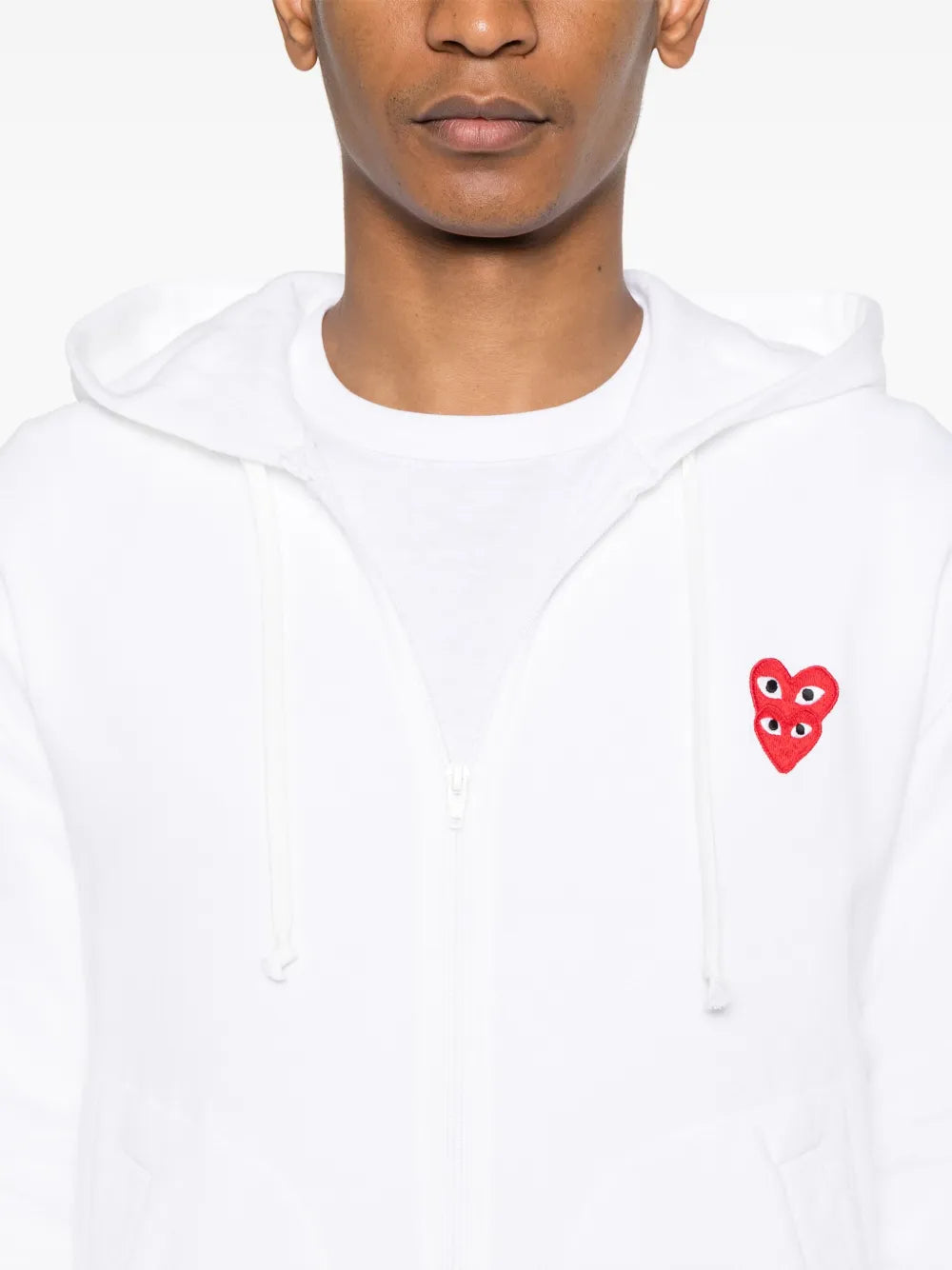 Kapuzenjacke mit Herz-Patch