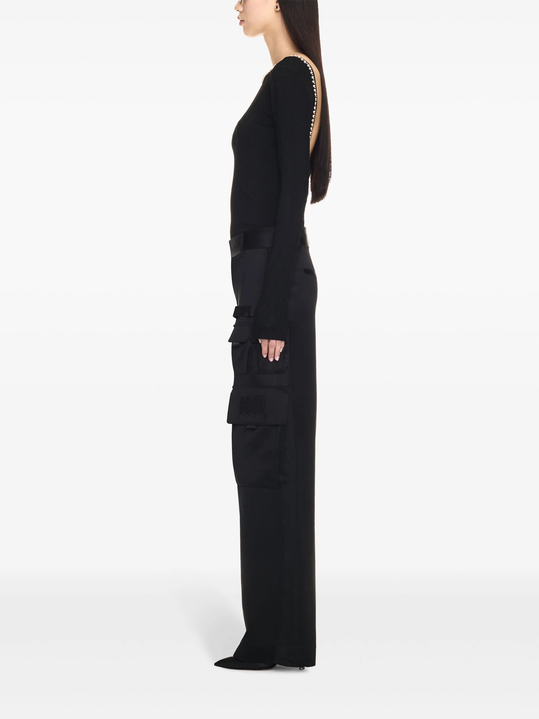 Tank top with logo embroidery