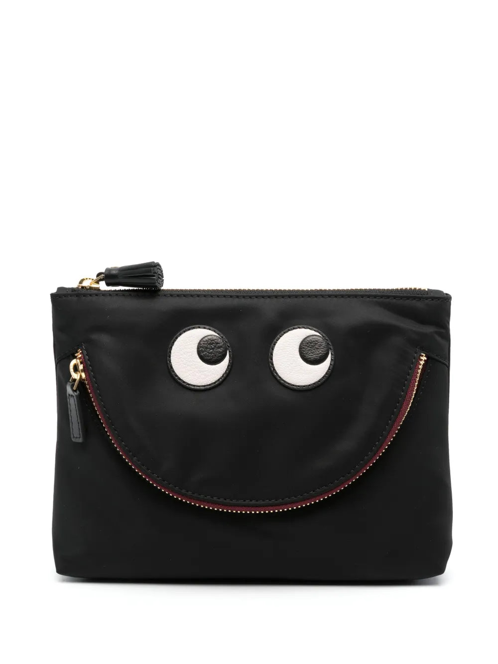 Eyes velvet clutch