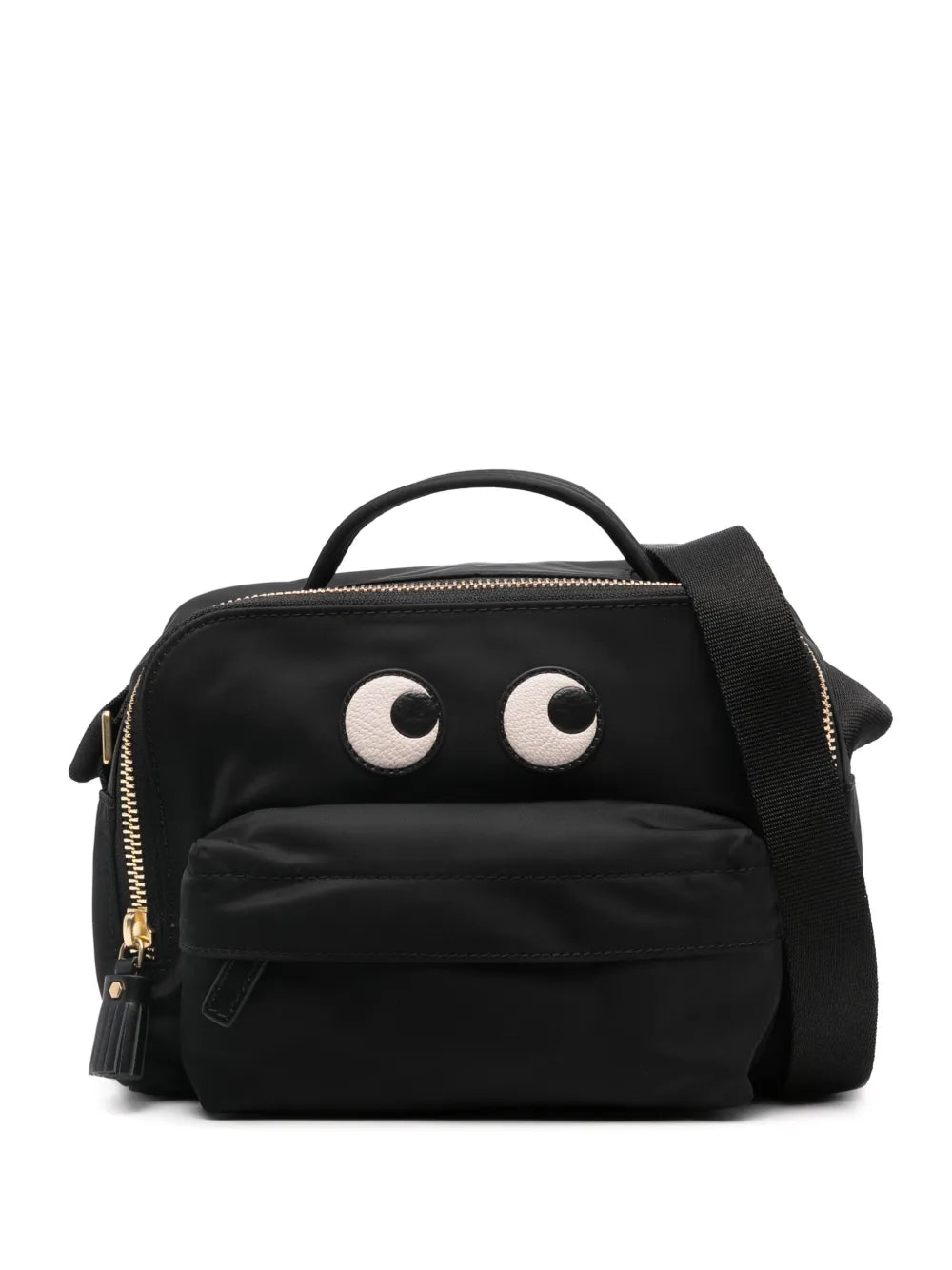 Shoulder bag with eye patch