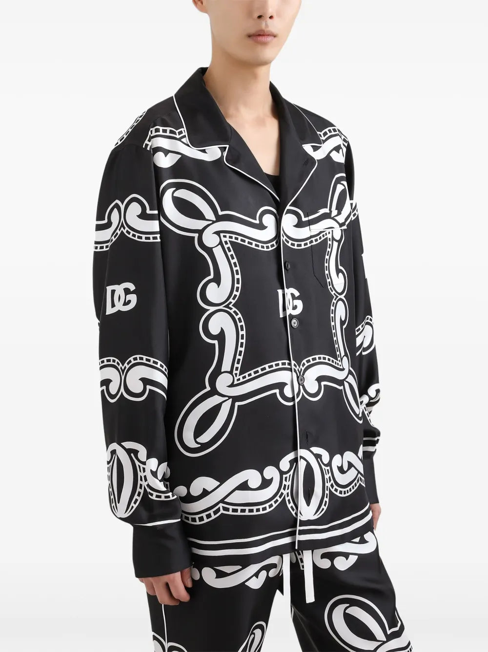 Shirt with bandana print