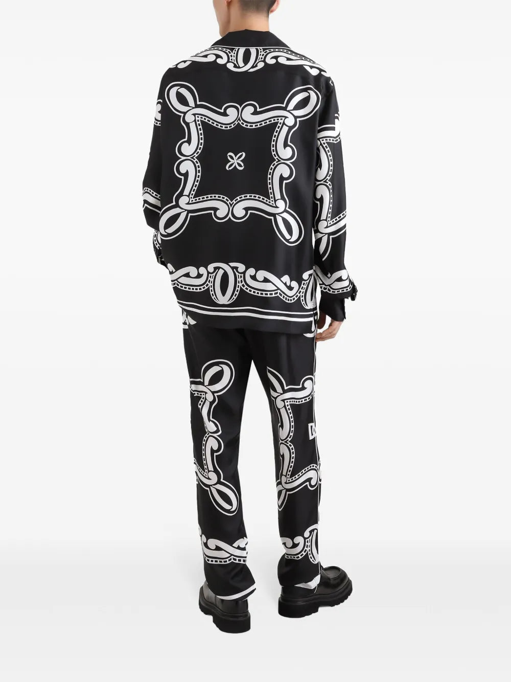 Shirt with bandana print