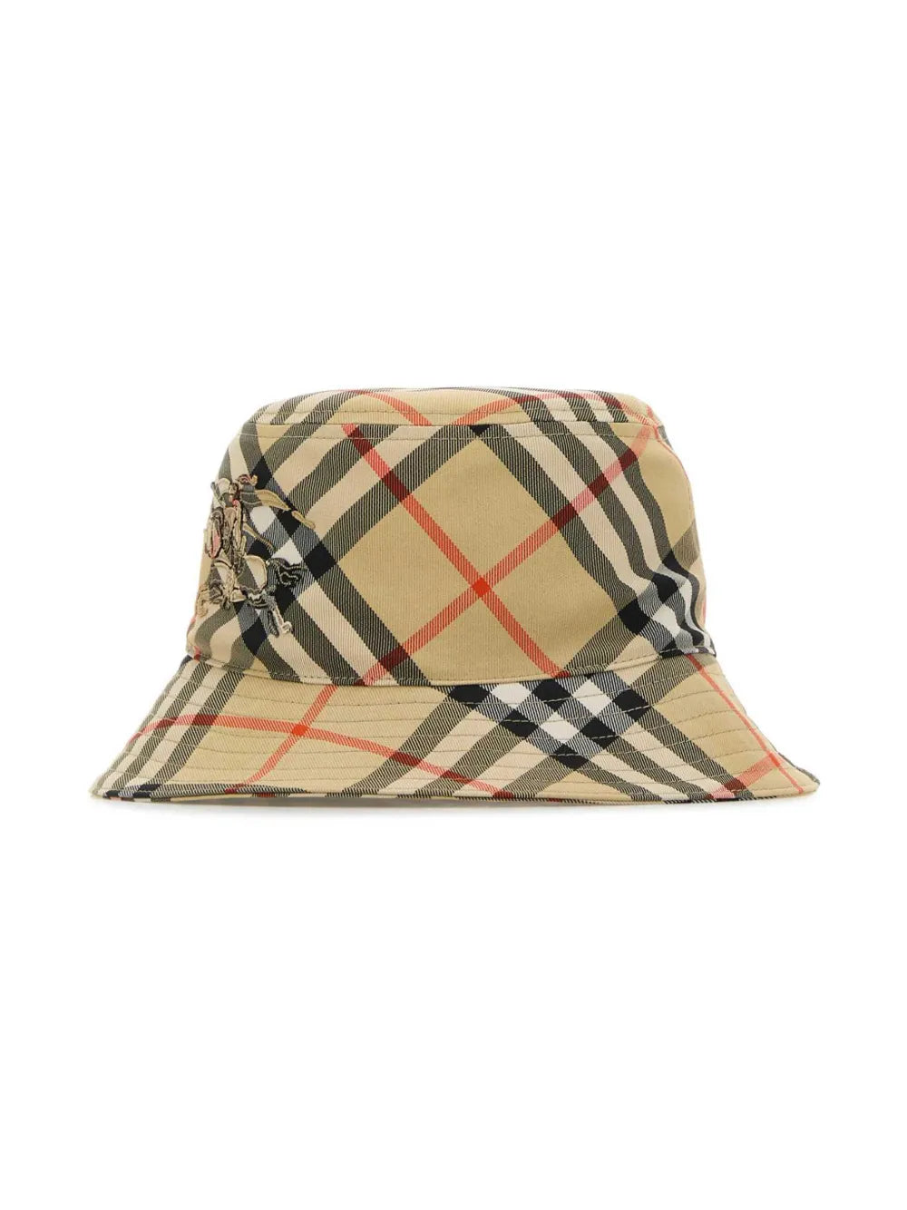 Fisherman’s hat with vintage check pattern