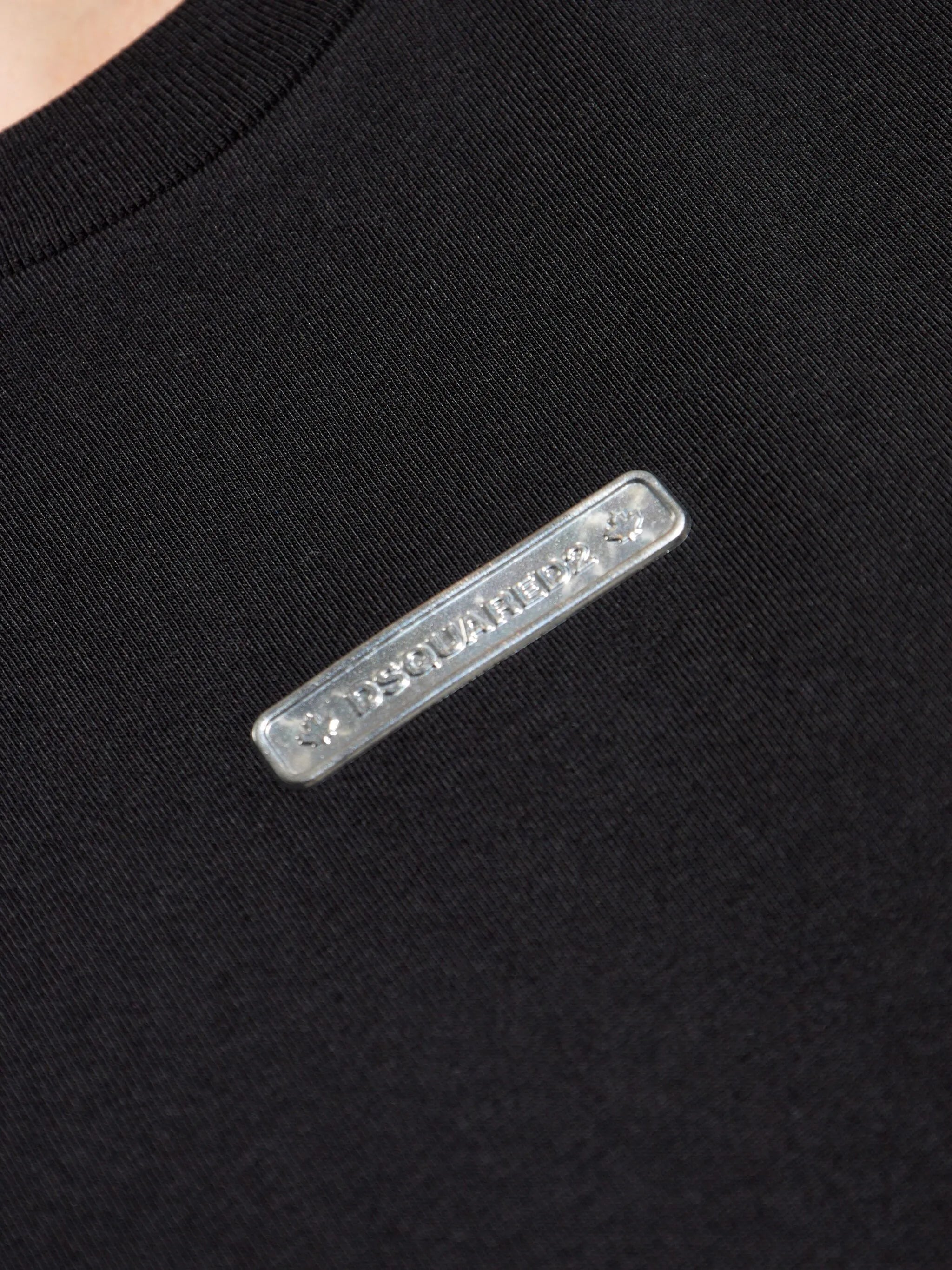 T-shirt with logo badge