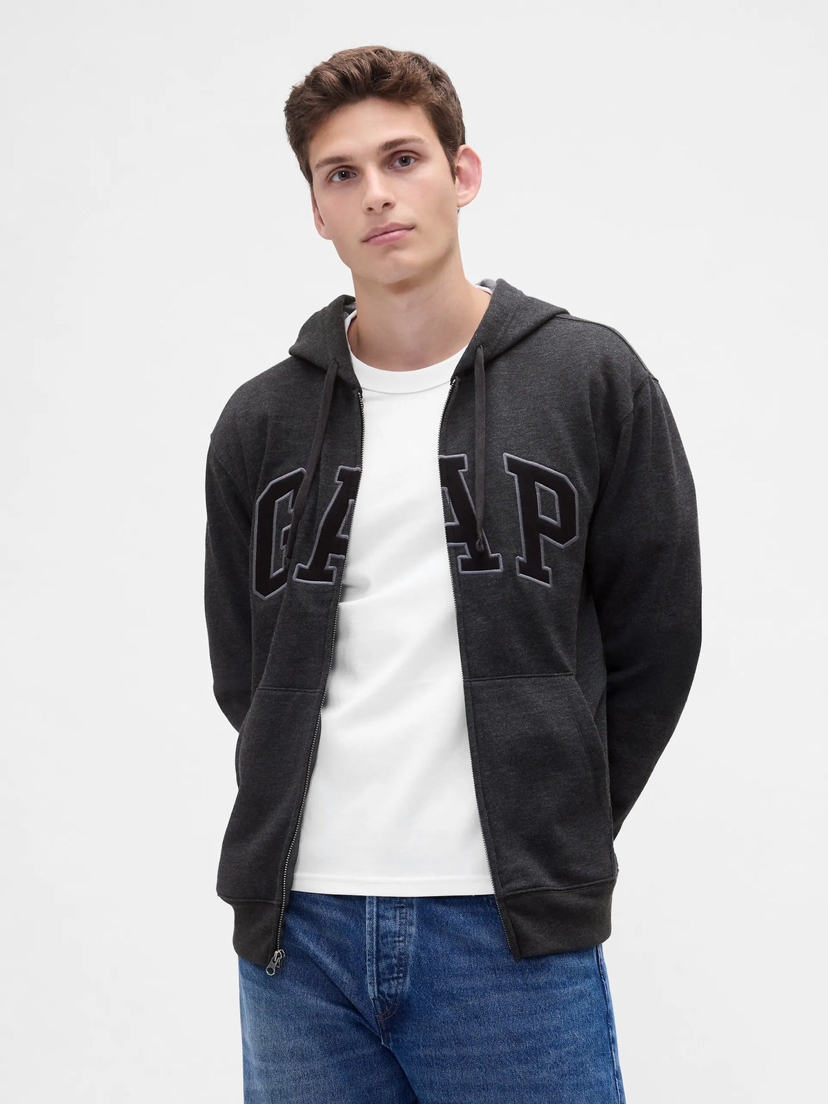 Herren Sweatjacke mit Hoodie