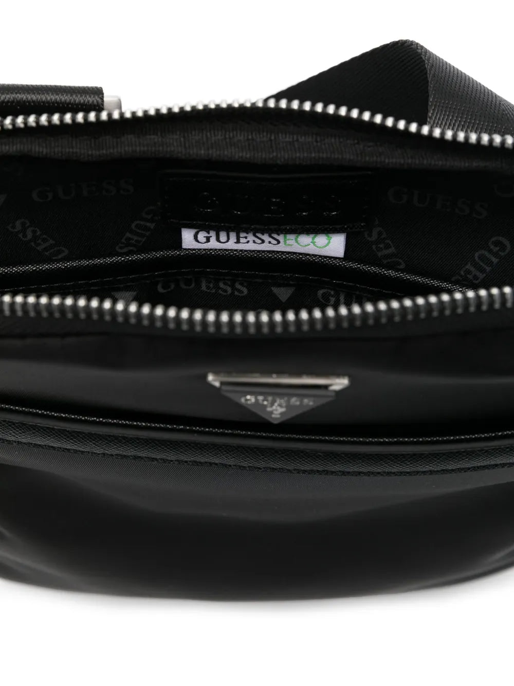 Courier bag with logo badge