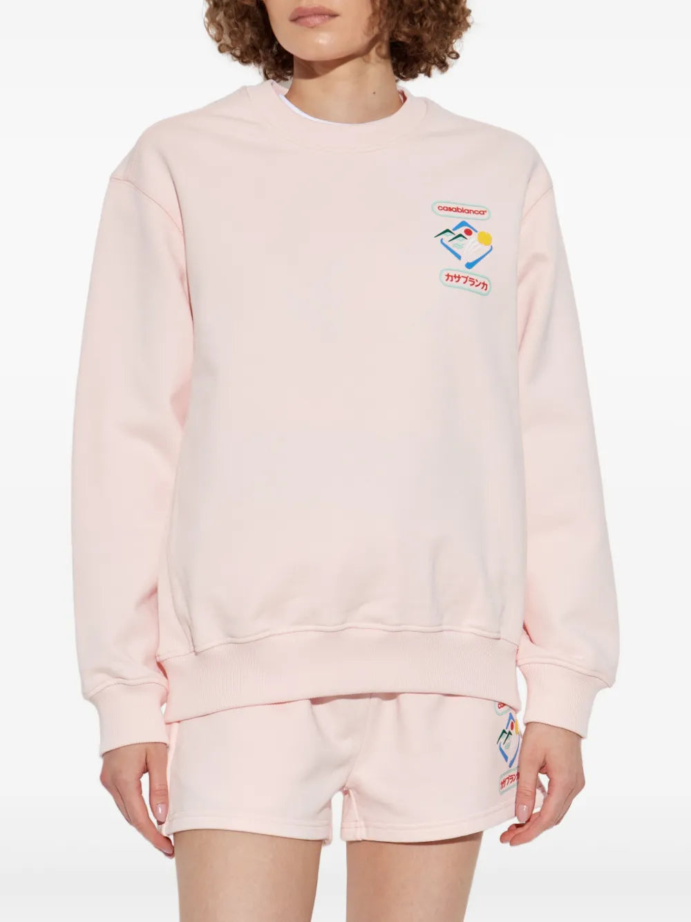 CASABLANCA MONTAGNE SPORTIF PRINTED SWEATSHIRT