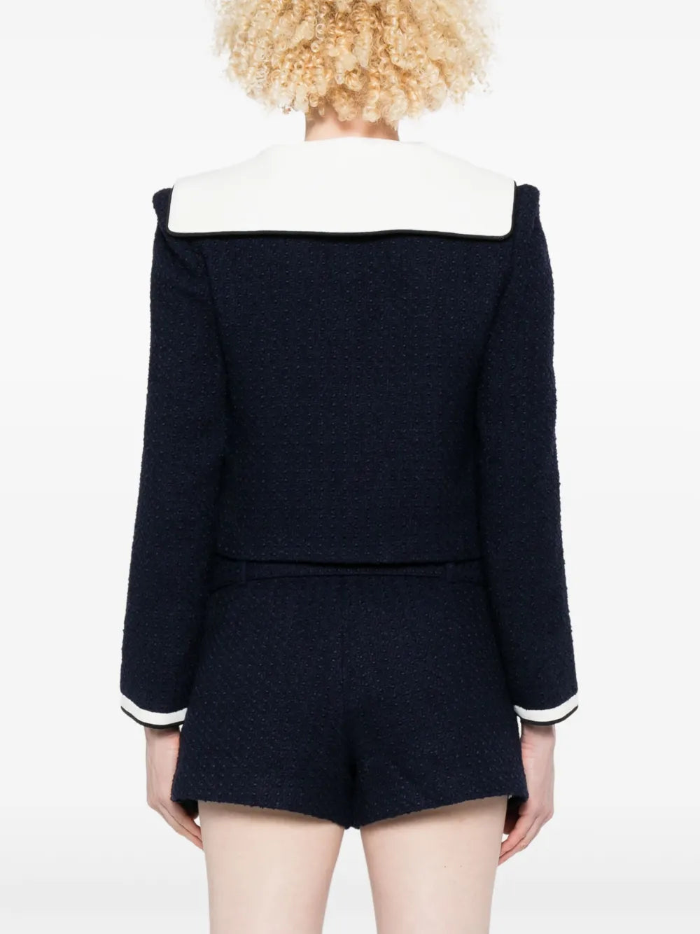 Bouclé jacket in cropped design