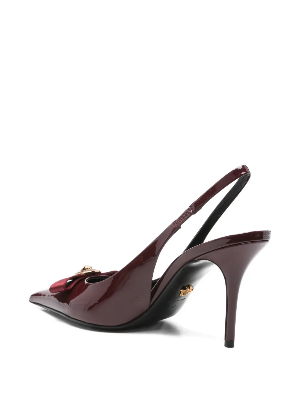 Slingback pumps with Gianni bow 85mm