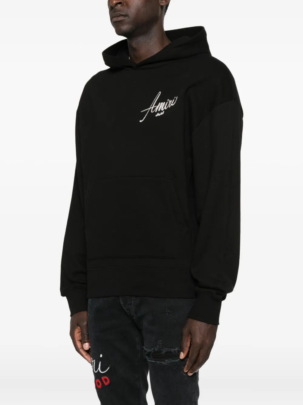 Hoodie mit Logo-Stickerei