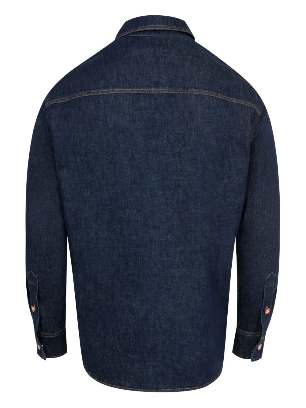 Jeanshemd mit gesticktem Monogramm