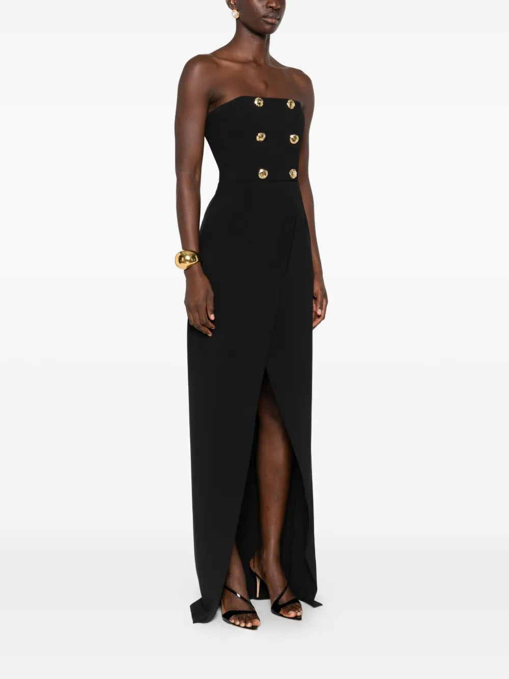 Šaty s knoflíkovou légou