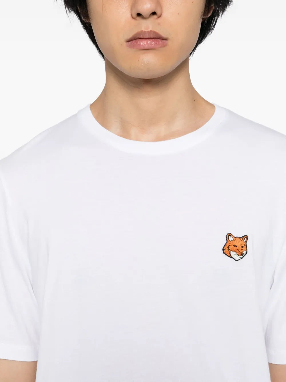 T-shirt with Fox logo embroidery