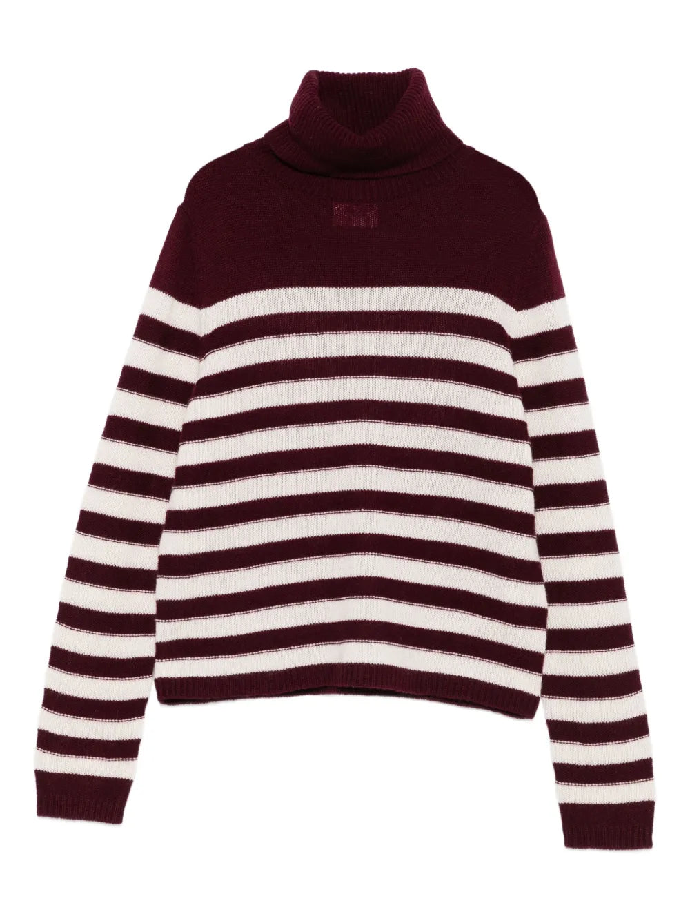 Pruhovaný rolákový svetr