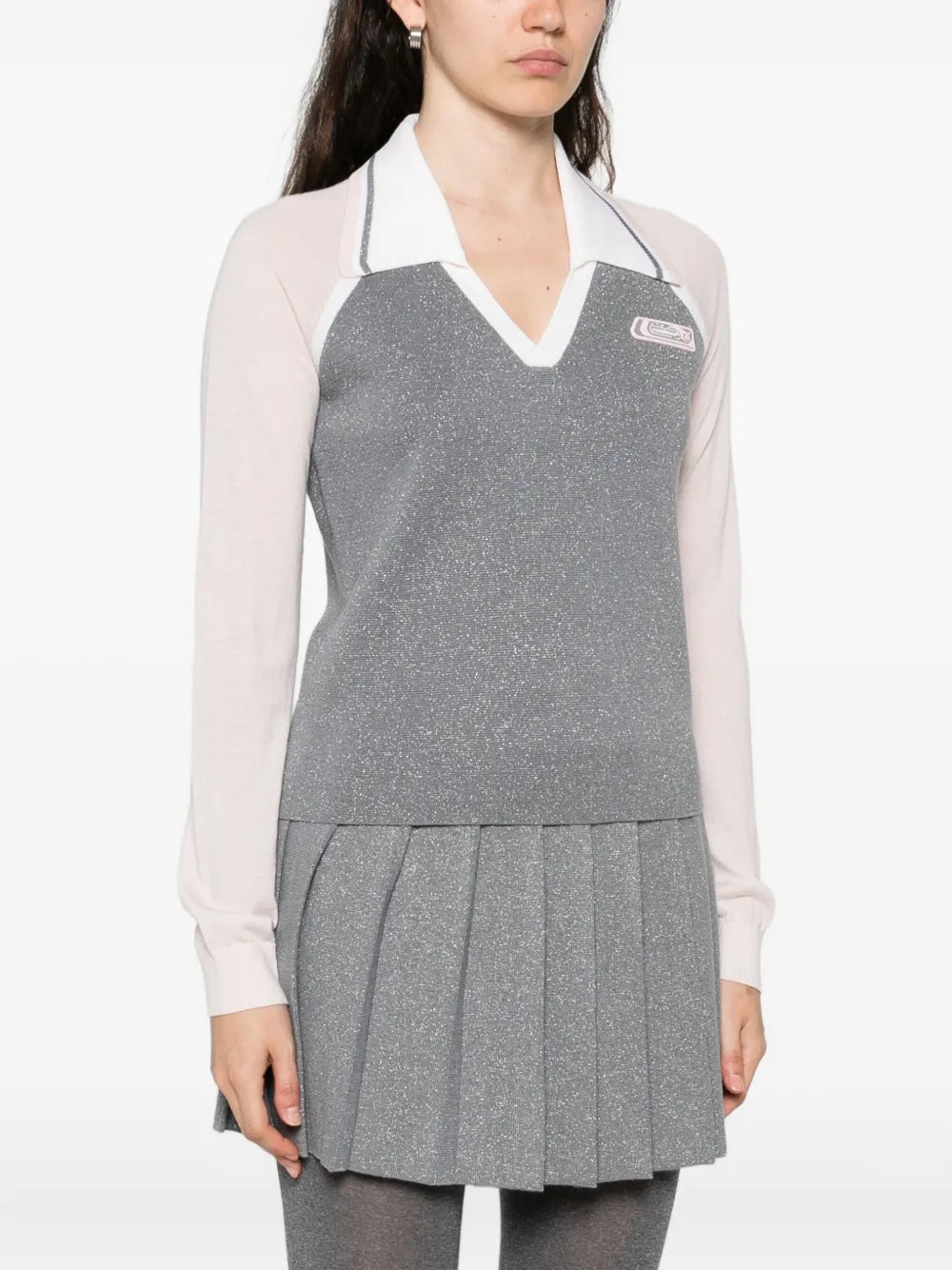 Langärmeliges Tennis Poloshirt